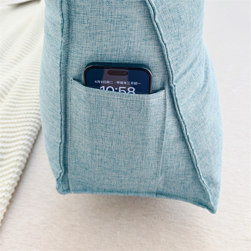 Cotton And Linen Cushion Without Bedside Soft Upholstery