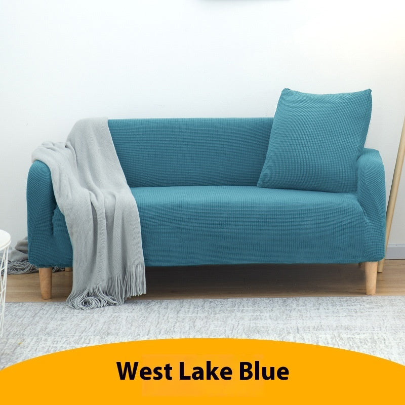 Single Double Three-seater Knitted Thickened Sofa Cover