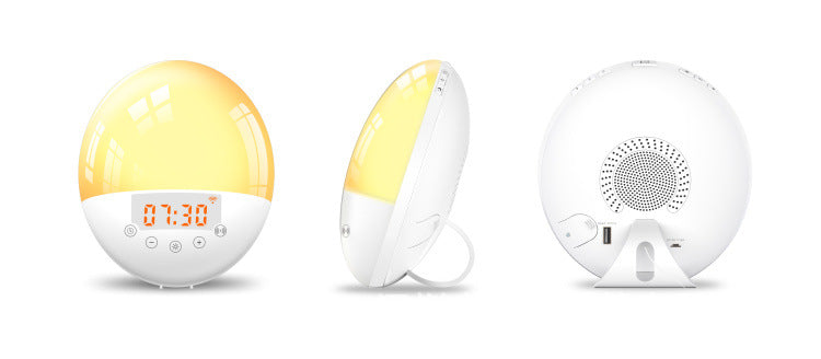 WiFi Voice Control Smart Alarm Clock, Sunrise Natural Wake-up Light