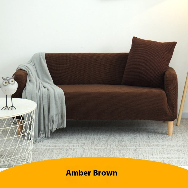 Single Double Three-seater Knitted Thickened Sofa Cover