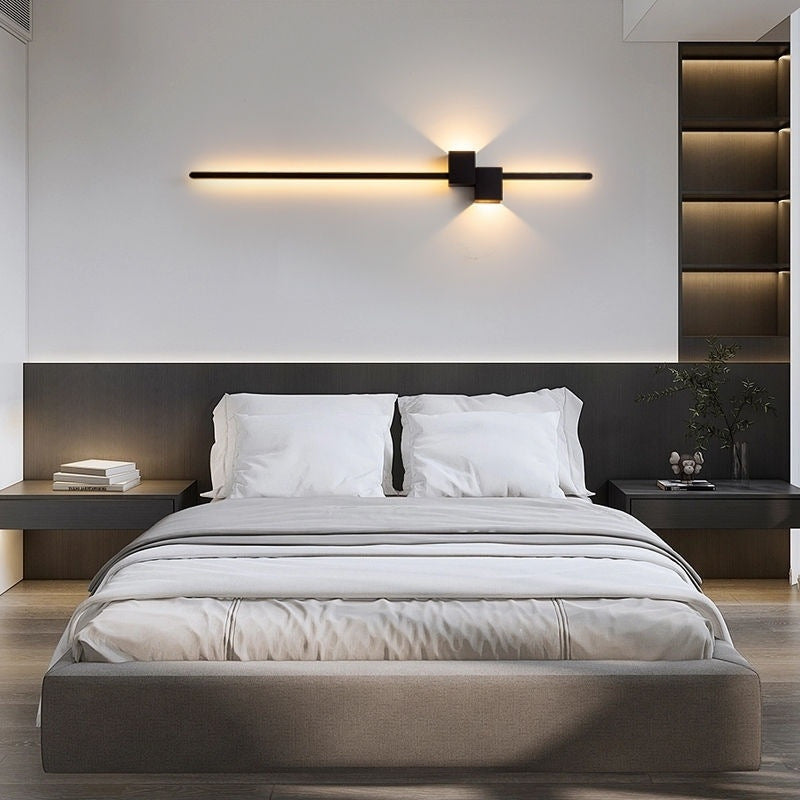 New Minimalist Line Wall Lamp for Bedroom Bedside