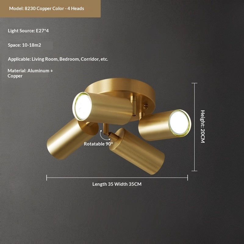 Plafonniers LED encastrés de style nordique