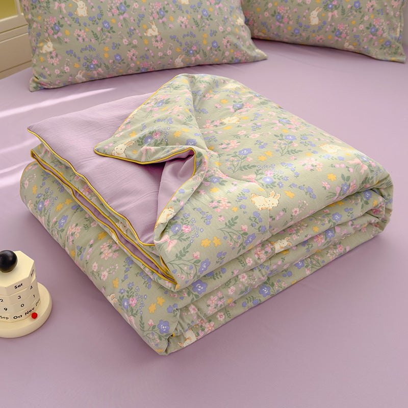 Class A Washed Cotton Double-layer Yarn Soybean Fiber Air-conditioning Quilt
