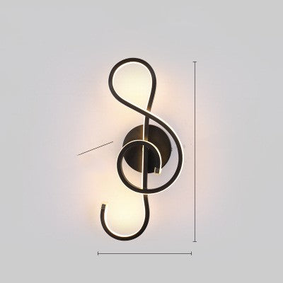 LED wall lamp Nordic minimalist bedroom bedside lamp