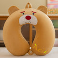 Plush Cartoon Memory Cotton U-shaped Pillow