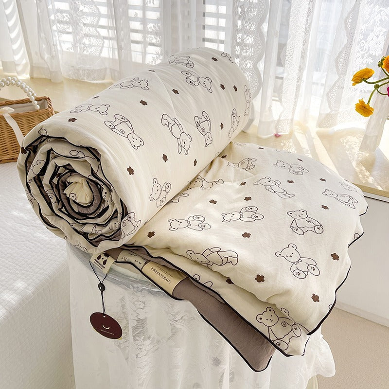 Class A Washed Cotton Double-layer Yarn Soybean Fiber Air-conditioning Quilt