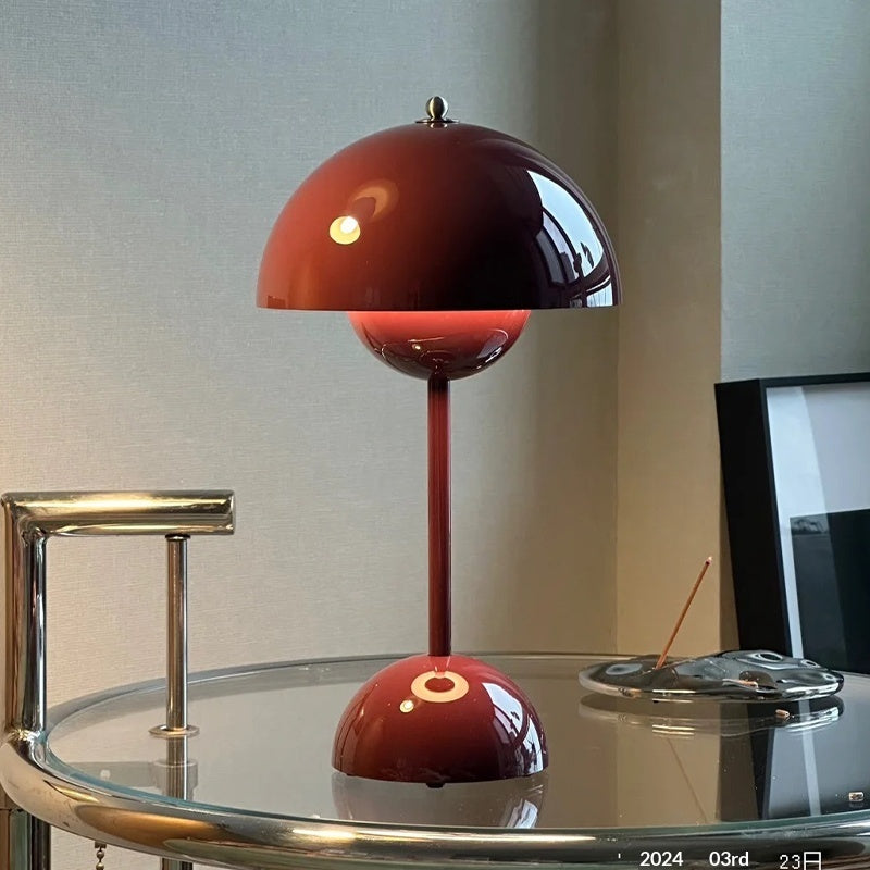 Retro Bud Table Lamp Wireless Charging Ambient Table Lamp