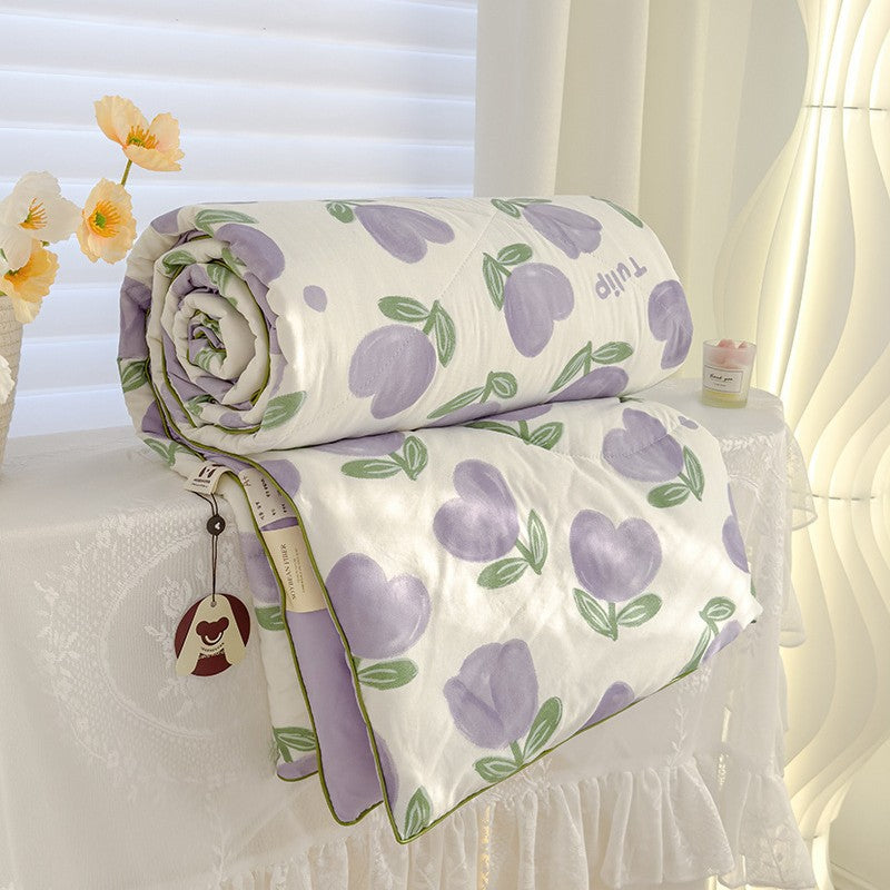 Class A Washed Cotton Double-layer Yarn Soybean Fiber Air-conditioning Quilt