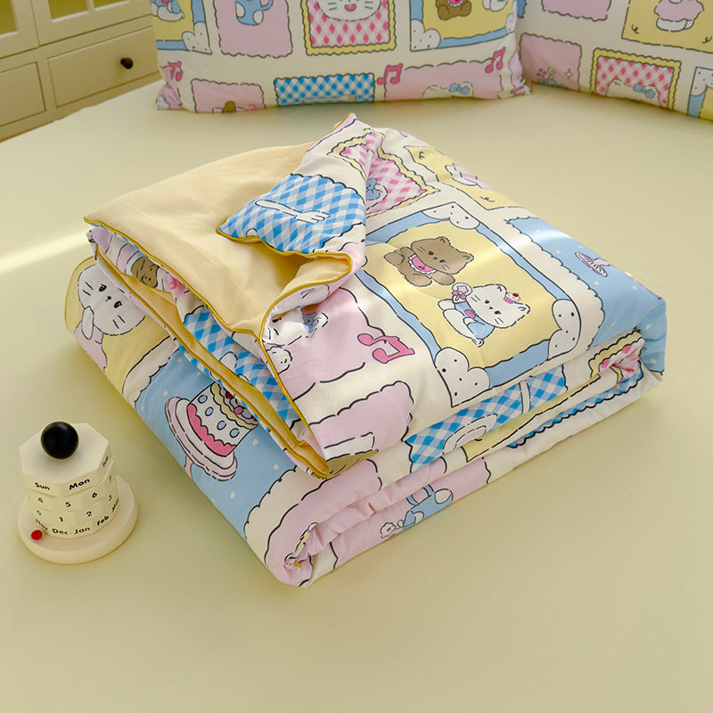 Class A Washed Cotton Double-layer Yarn Soybean Fiber Air-conditioning Quilt