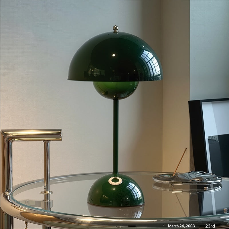 Retro Bud Table Lamp Wireless Charging Ambient Table Lamp