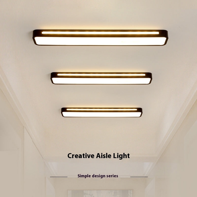 Plafonnier LED nordique simple pour couloir