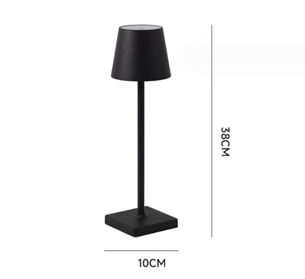 Lampe de table à recharger LED en aluminium