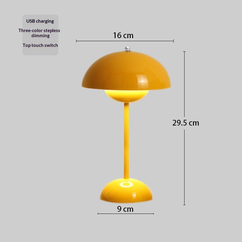 Retro Bud Table Lamp Wireless Charging Ambient Table Lamp