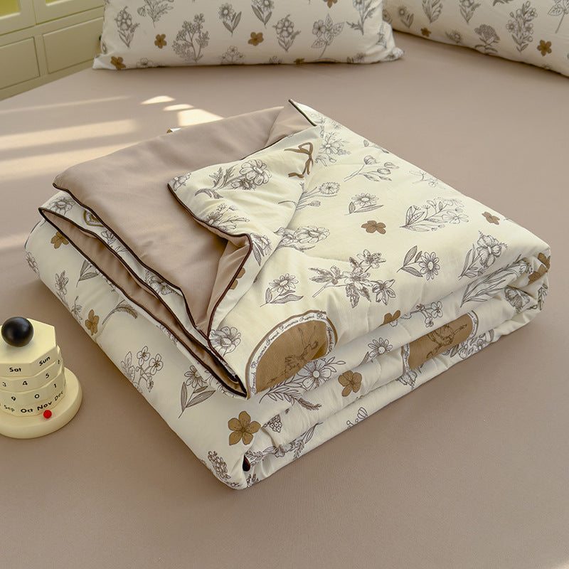 Class A Washed Cotton Double-layer Yarn Soybean Fiber Air-conditioning Quilt