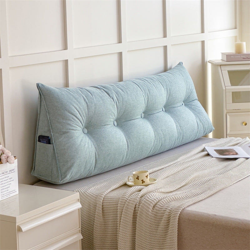 Cotton And Linen Cushion Without Bedside Soft Upholstery