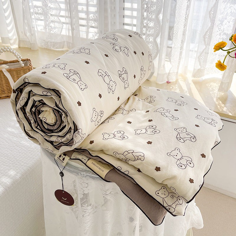 Class A Washed Cotton Double-layer Yarn Soybean Fiber Air-conditioning Quilt