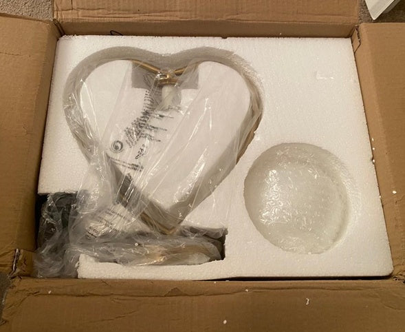The Beautiful Heart-Shaped Lamp